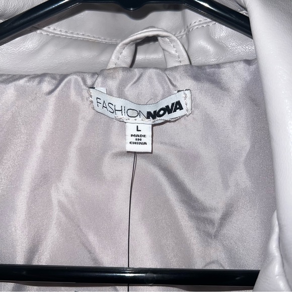 NWT Fashion Nova Faux leather jacket - Picture 6 of 7